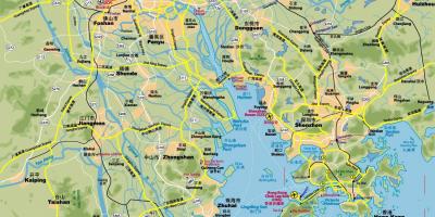 Пътна карта на Хонг конг