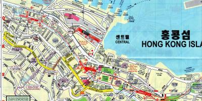 Карта сенвань в хонг Конг