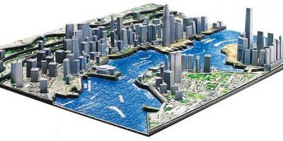 3D карта Хонг конг