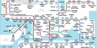 Карта на метрото, Хонг конг