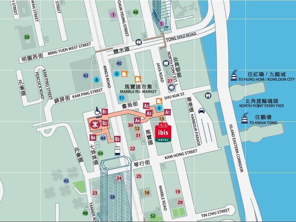 North point карта на изход станция