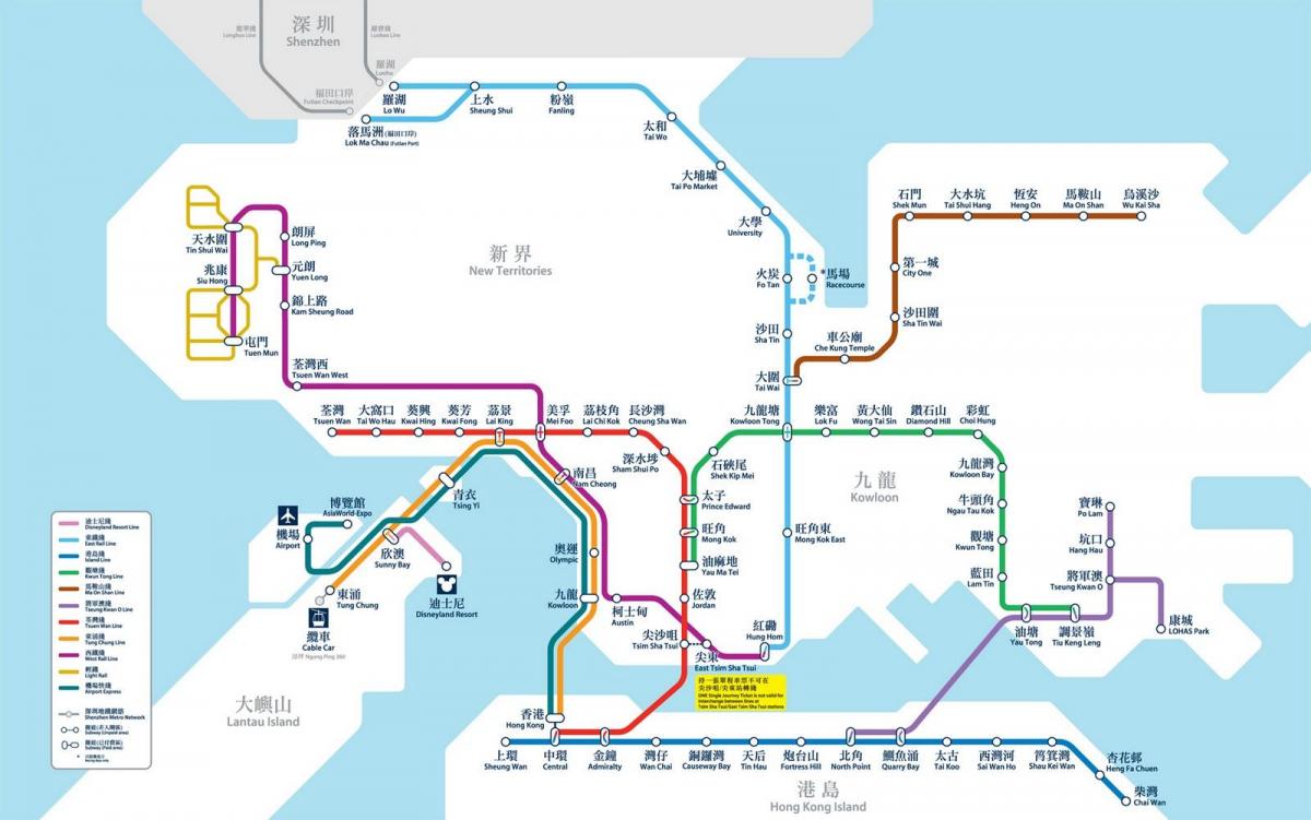КК MTR картата