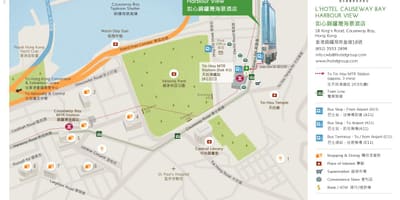Хонг конг causeway Bay карта