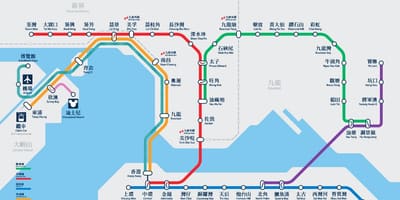 Великана Бей метростанция картата